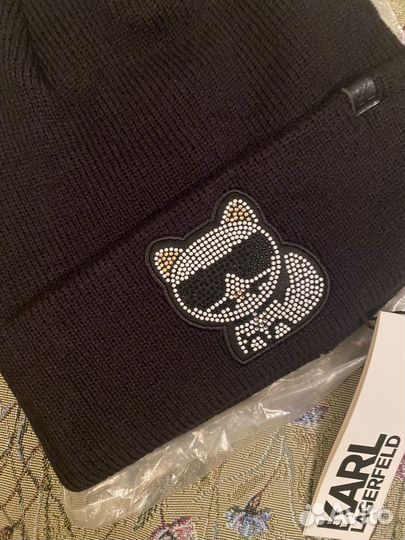 Шапка женская karl lagerfeld оригинал