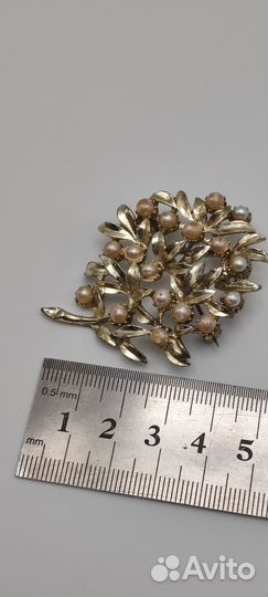 Брошь винтажная 1960-1980-е гг. №28 272 Размер на