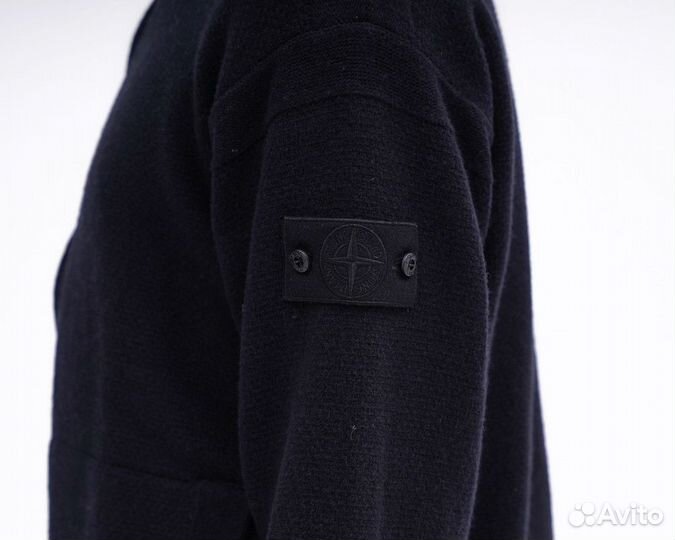 Кардиган Stone Island 561FA из натуральной шерсти