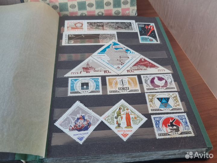 Альбом с марками СССР 1966-1967 в шубере