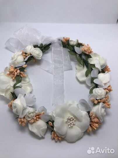Венок на голову из цветов