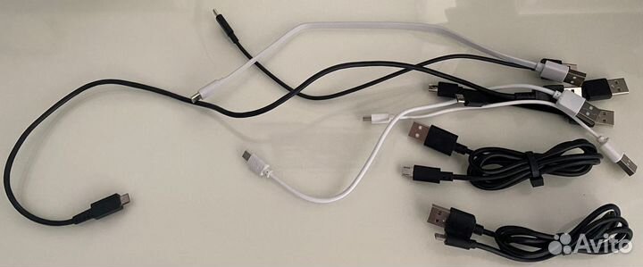 Кабеля, micro USB type B, USB type С - USB type A