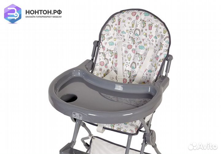 Стульчик для кормления Polini kids 252 Единорог Сл