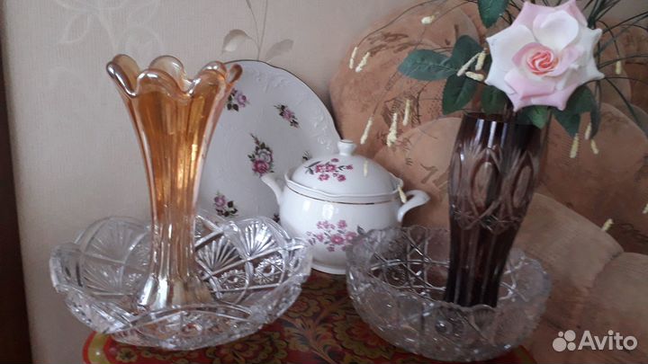 Хрустальная посуда СССР