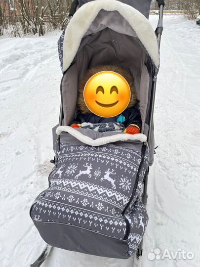 Коляска санки