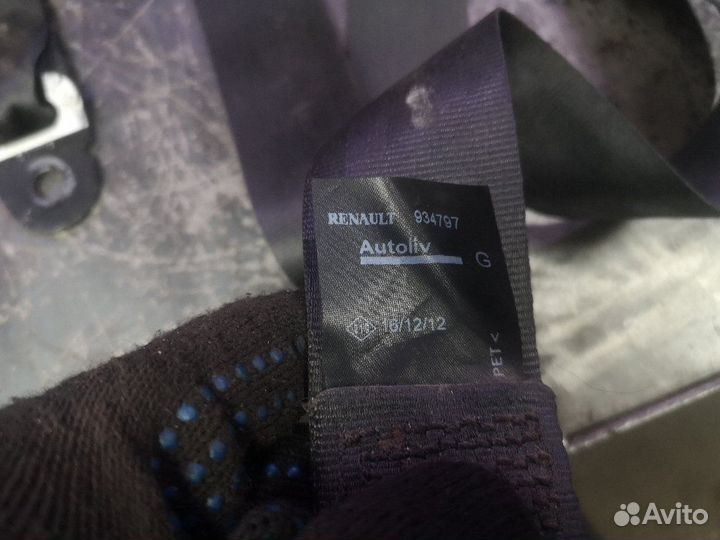 Ремень безопасности задний Рено Дастер