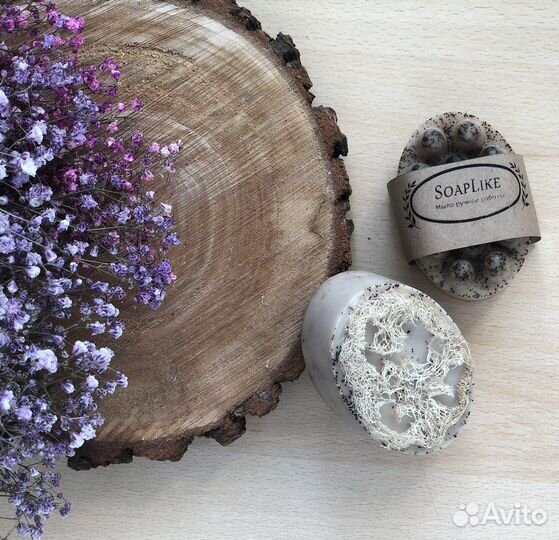 Массажное мыло с люфой