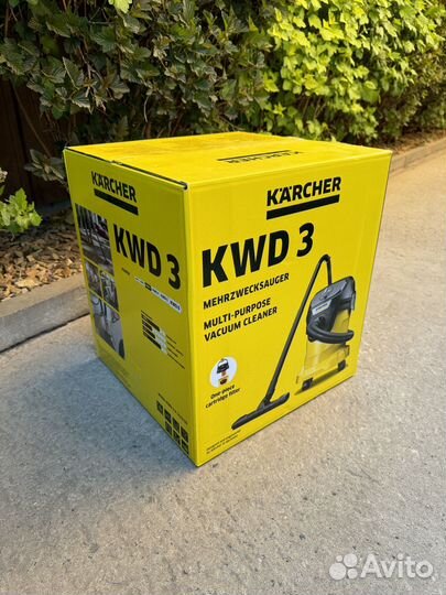 Строительный пылесос Karcher wd 3