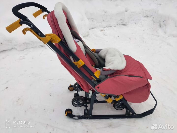 Детские санки коляска бу