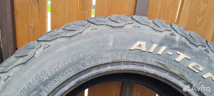 Bfgoodrich All-Terrain T/A 225/70 R16 R