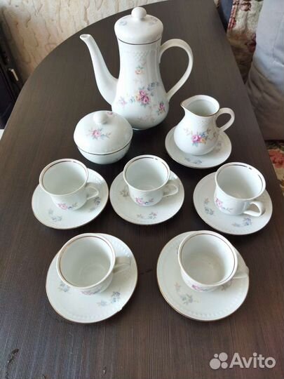 Кофейный сервиз фарфор