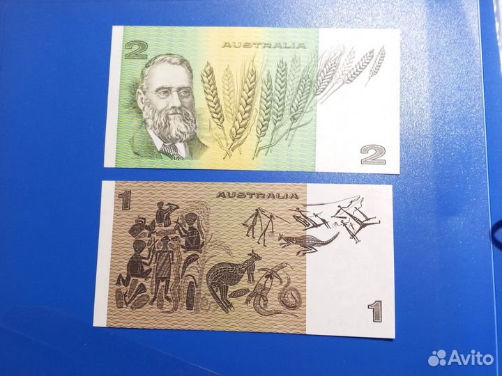 1 и 2 доллара 1983 г (Австралия)
