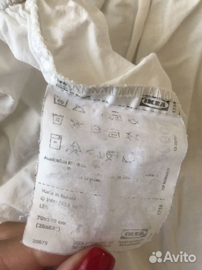 Простынь детская на резинке 160 70 IKEA