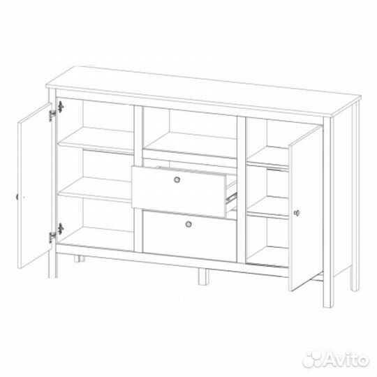 Тумба Loft KOM2D2S/150