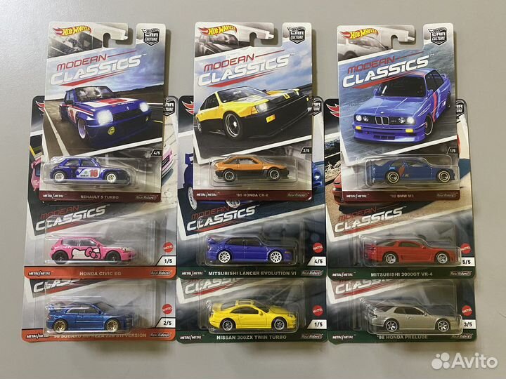 Hot Wheels Premium Modern Classics модели