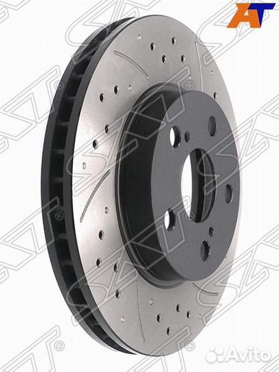 Комплект дисков тормозных передний перфорированные