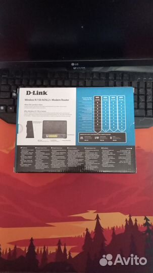 Wifi роутер D link DSL-2640U