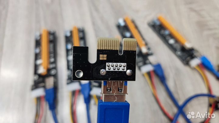 Райзер pci-e, 5 шт., Molex