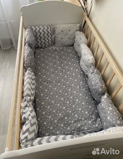 Бортики в детскую кроватку