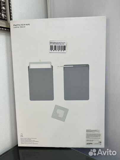 Чехол-футляр Apple Leather Sleeve для iPad Pro 12