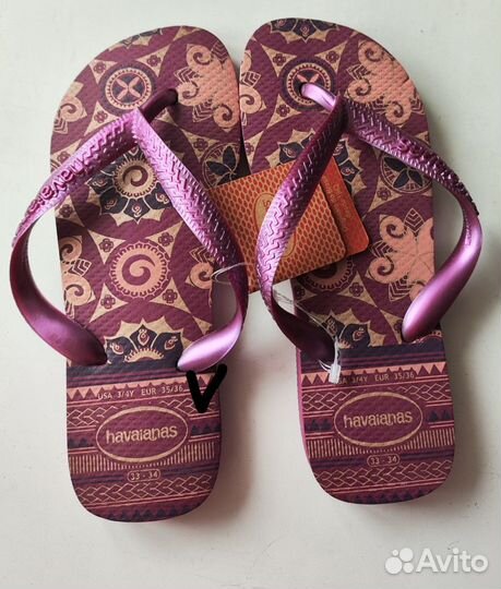 Сланцы Havaianas оригинал новые и в идеале 35-37