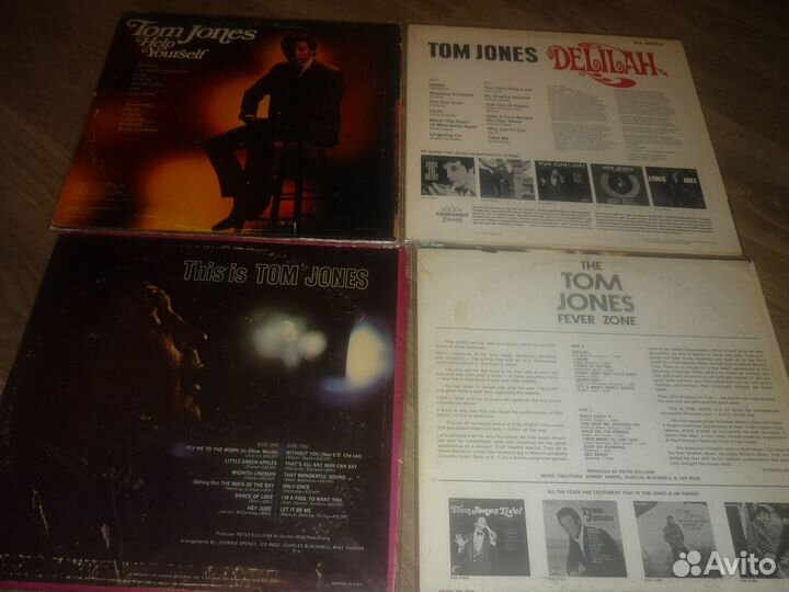 Винил Tom Jones 4 штуки