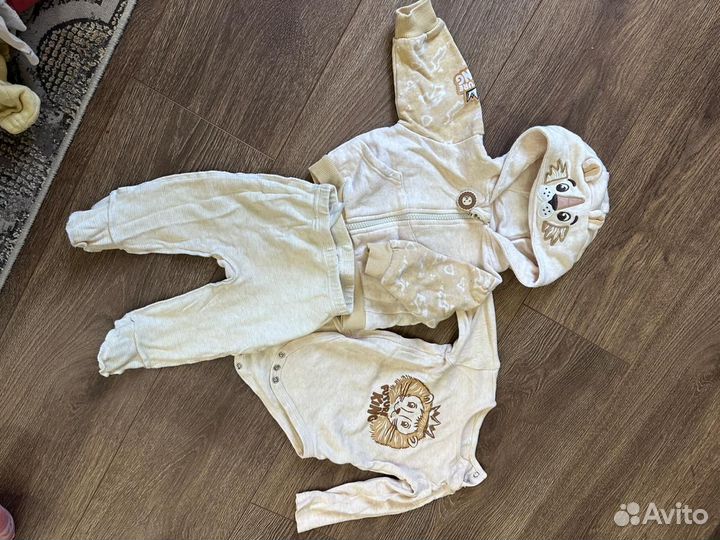 Детские вещи пакетом на мальчика от 0 до 1,5 лет