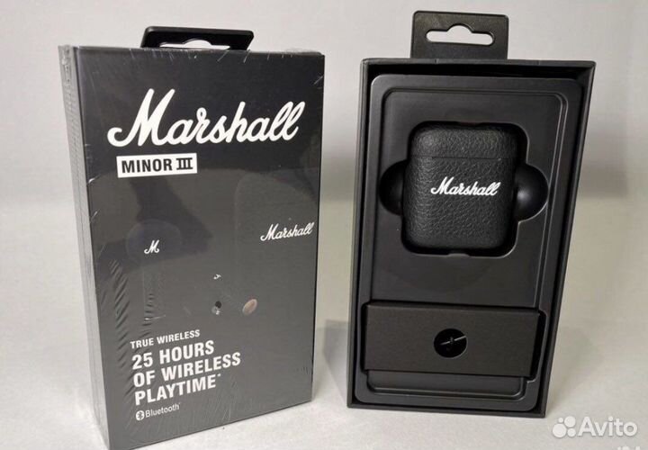 Беспроводные наушники marshall minor