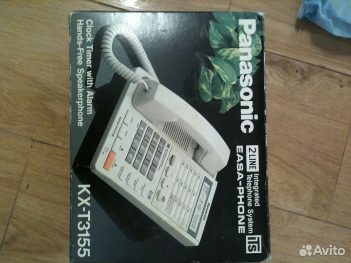 Телефон Panasonic 2-х линейный