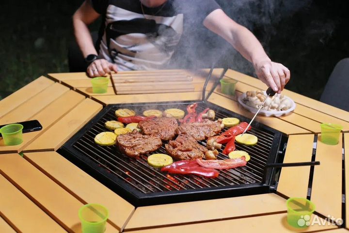 Гриль стол барбекю