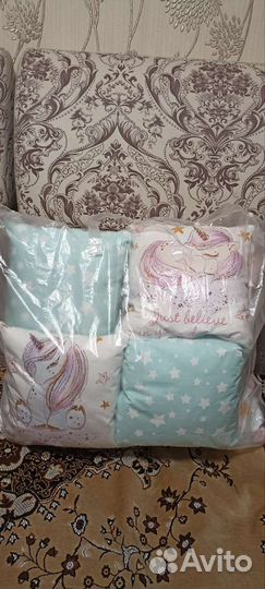 Бортики в кроватку новые