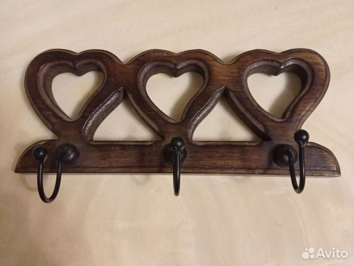 Крючки для вещей в виде сердца