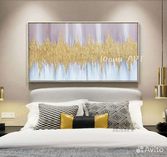 Интерьерная картина большая на холсте