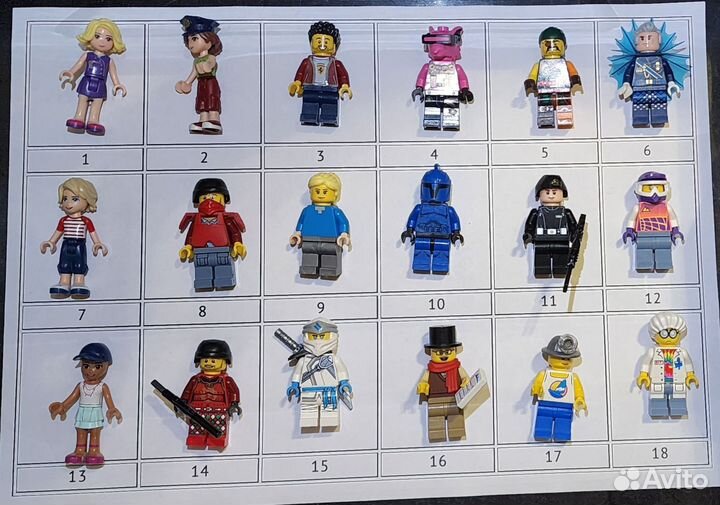 Оригинальные человечки Lego Лего