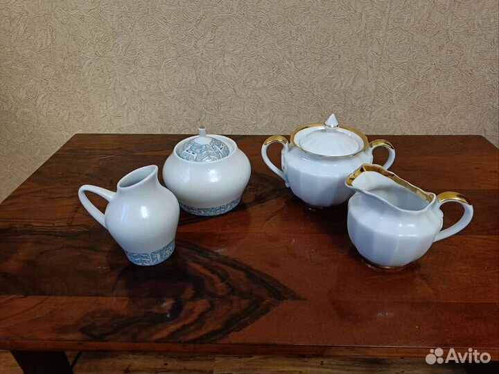 Сахарница + сливочник лфз, Вербилки СССР