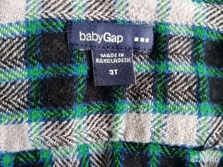 Тёплая рубашка для мальчика