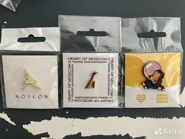 Значки Heart of Moscow