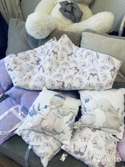 Бортики в детскую кроватку