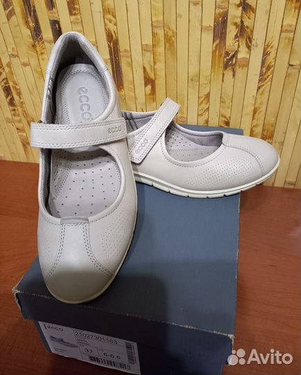 Туфли Ecco р 37 кожаные, оригинал
