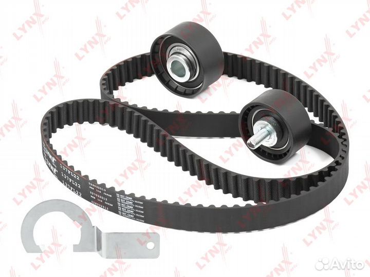 Комплект грм ваз 2170 ремень+2 ролика Lynxauto