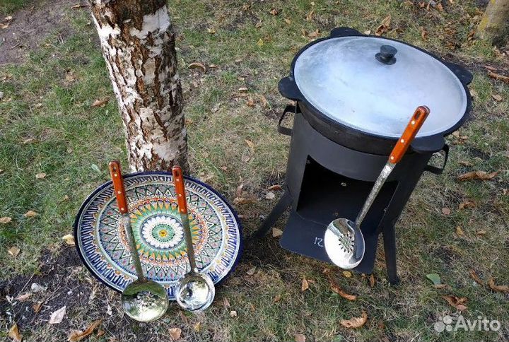 Казан 12л с печью