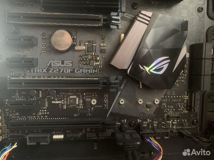 Материнская плата asus rog strix z270f gaming