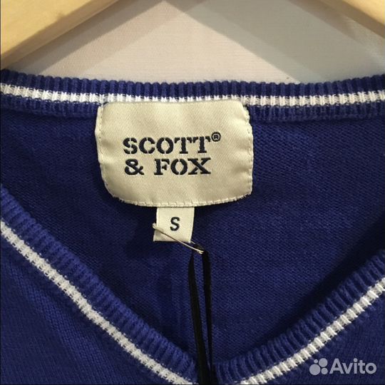 Новый джемпер old money Scott and Fox (Англия)