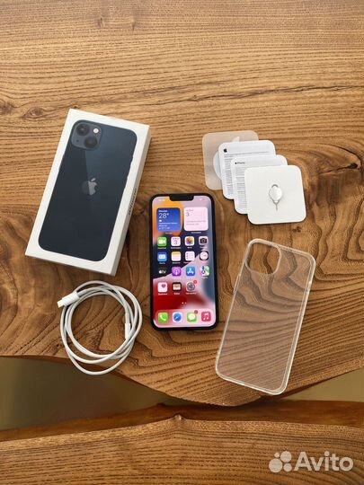 Телефон iPhone 13 128gb midnight ростест