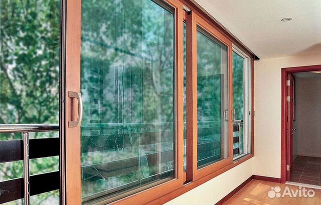Окна с ламинацией