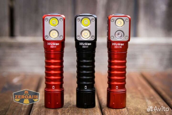 Фонарь налобный Wurkkos HD15 с аккумулятором
