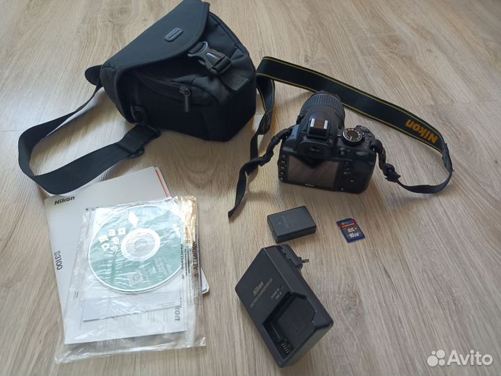 Зеркальный фотоаппарат nikon d3100