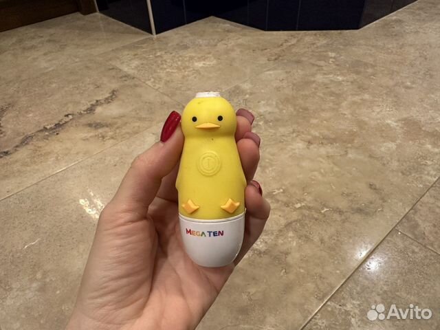 Детская электрическая зубная щетка Mega ten утка