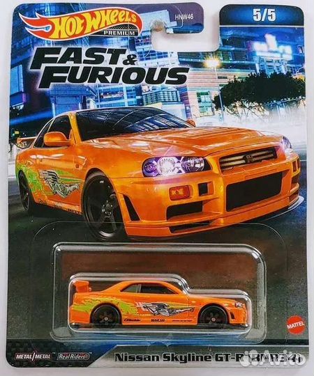 Hot wheels fast and furious skyline r34 2022