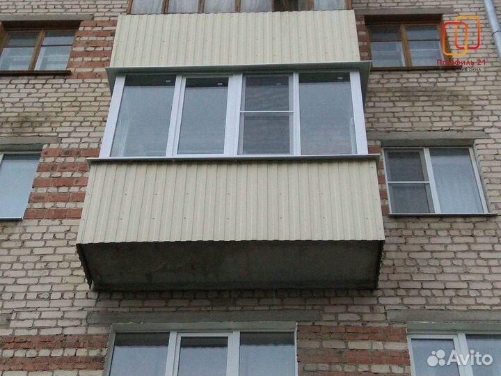 Остекление балкона хрущевка